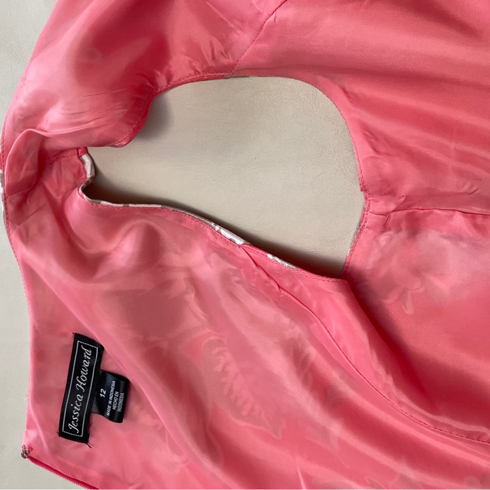 Jessica Howard Coral Floral Dress - Picture 7 of 8